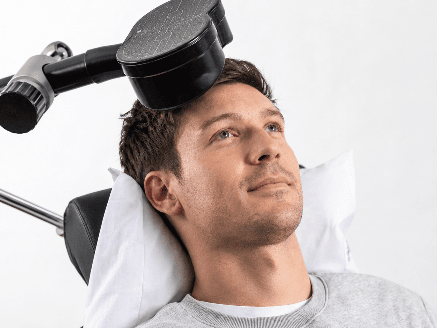 rTMS treatment chair at The Psynapse in Adelaide