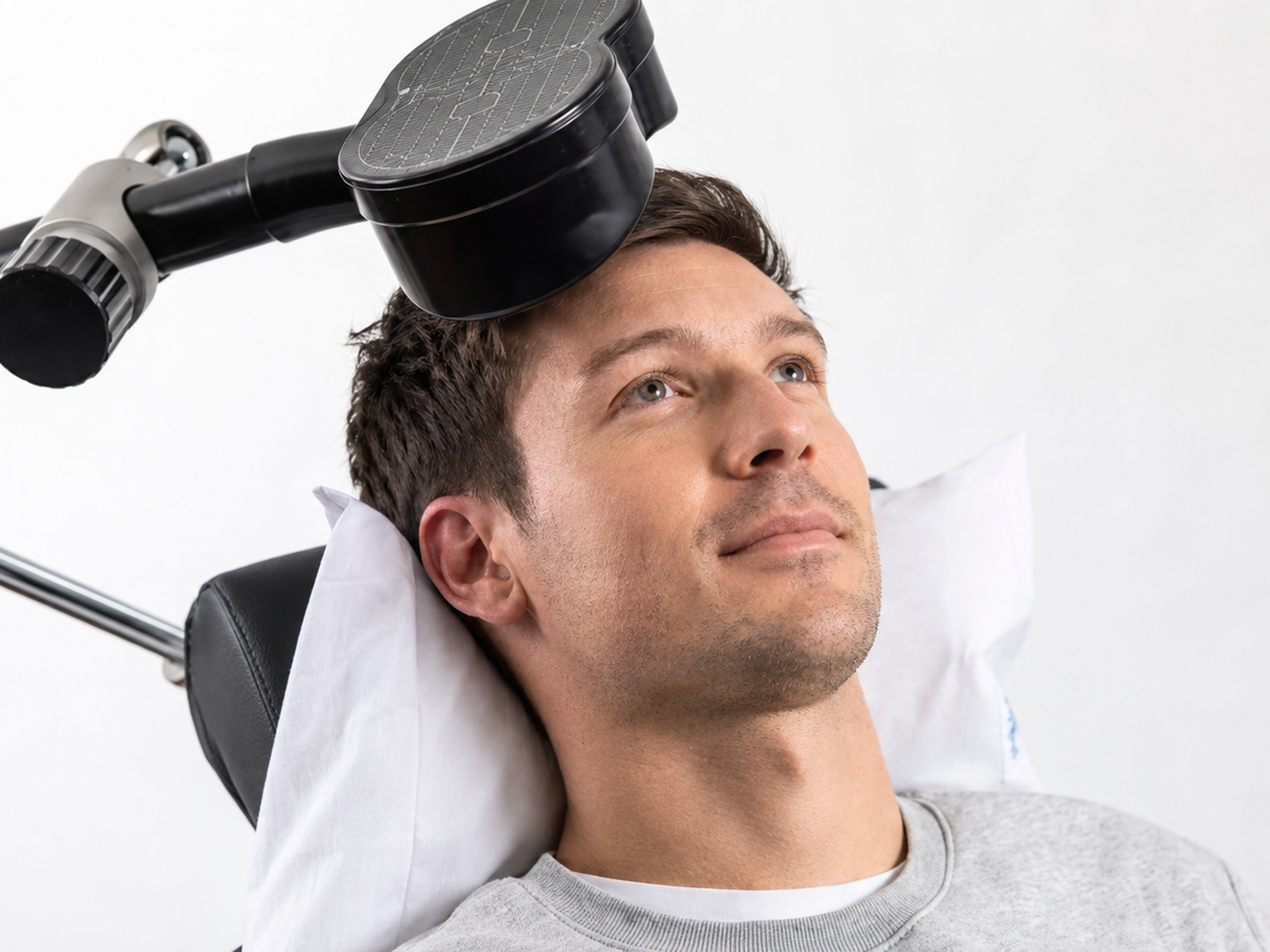rTMS treatment chair at The Psynapse in Adelaide